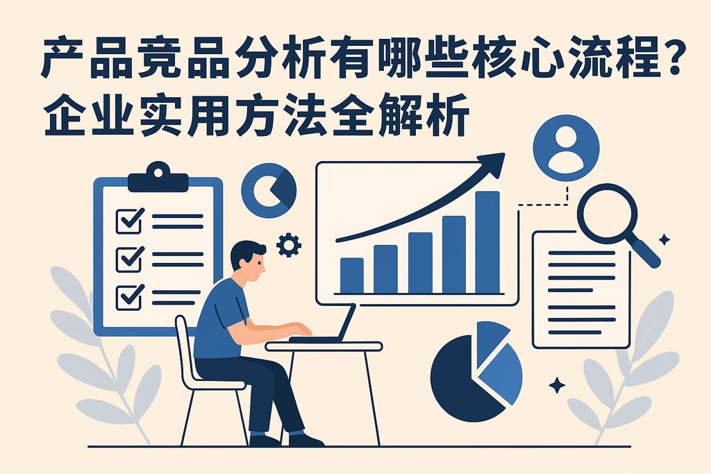产品竞品分析有哪些核心流程？企业实用方法全解析