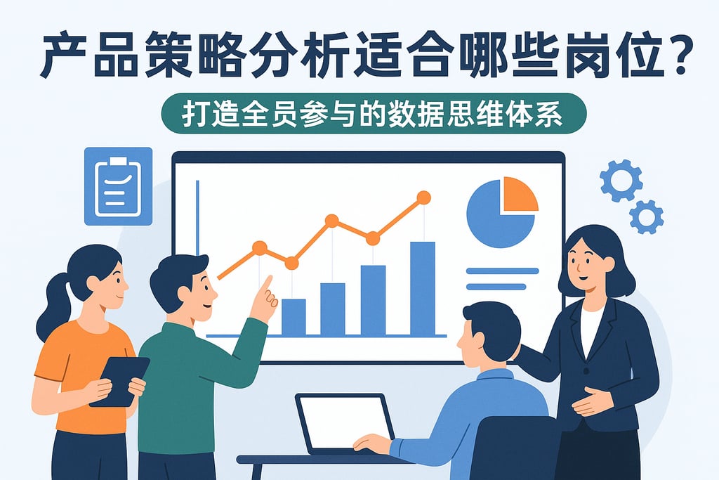 产品策略分析适合哪些岗位使用？打造全员参与的数据思维体系