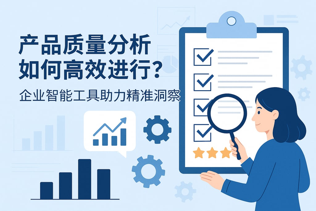 产品质量分析如何高效进行？企业智能工具助力精准洞察