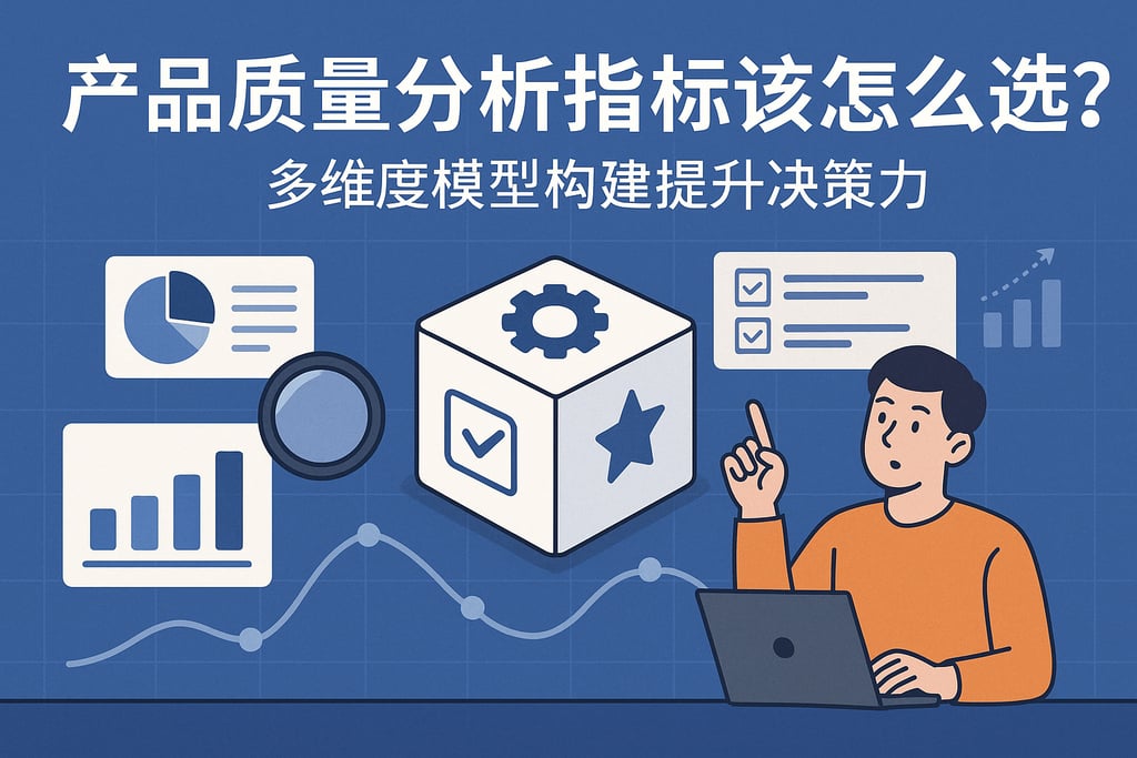 产品质量分析指标该怎么选？多维度模型构建提升决策力