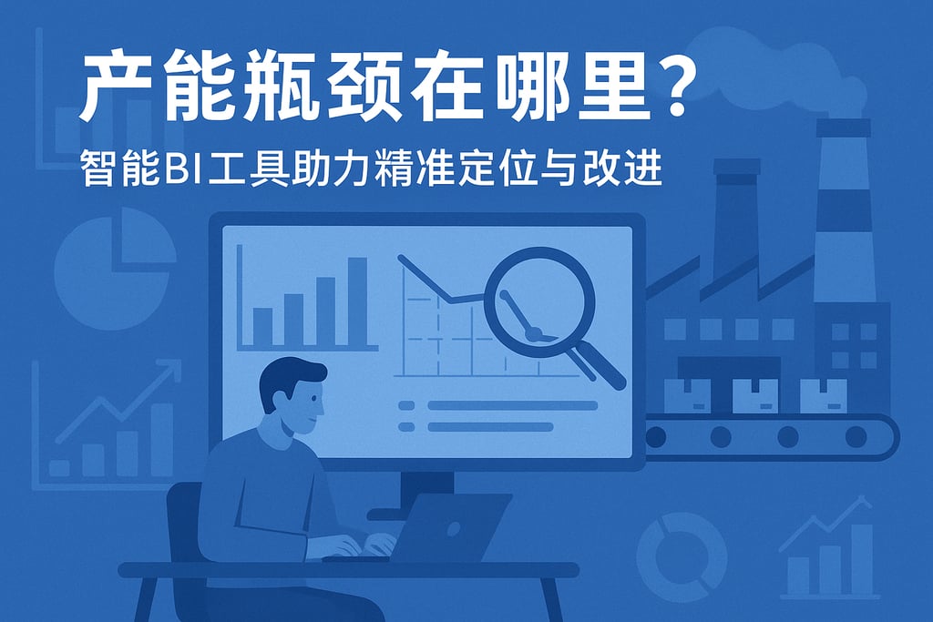 产能瓶颈在哪里？智能BI工具助力精准定位与改进