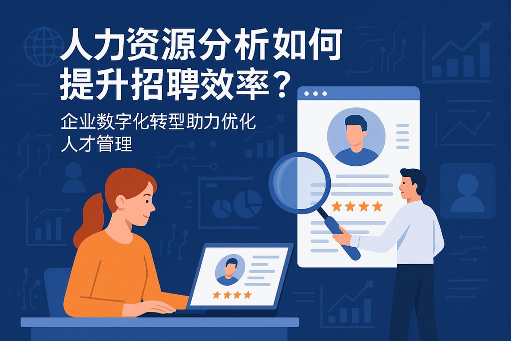 人力资源分析如何提升招聘效率？企业数字化转型助力优化人才管理