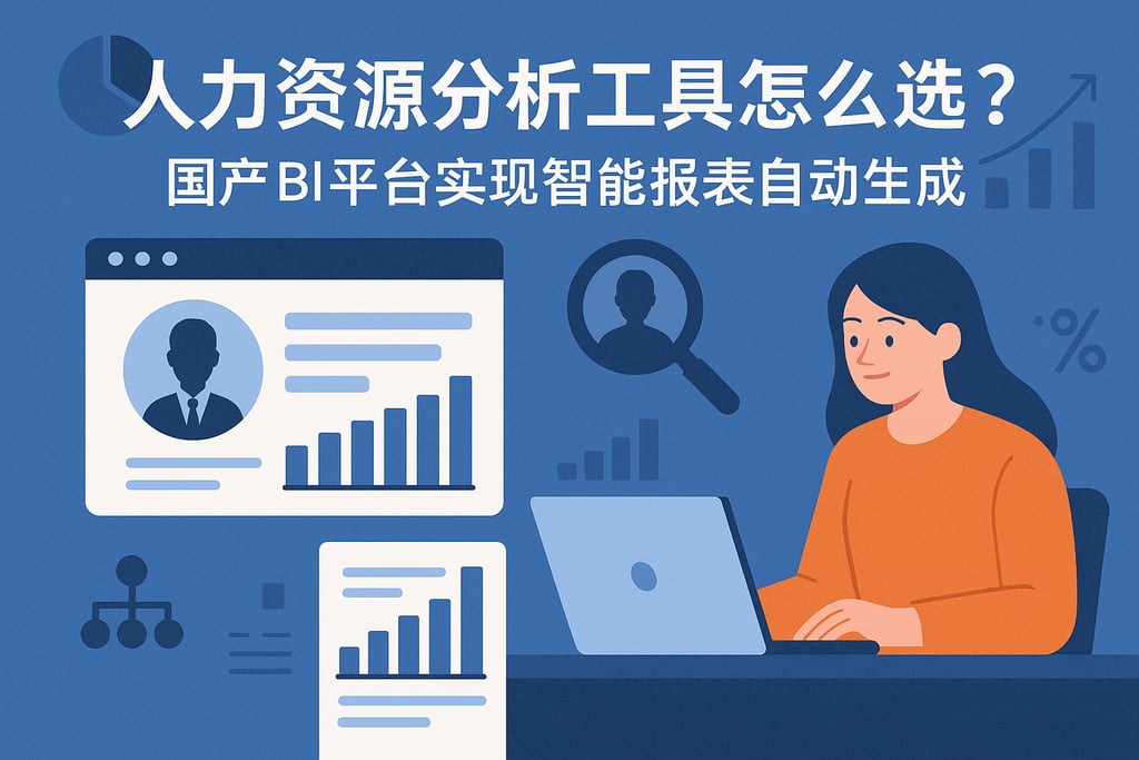 人力资源分析工具怎么选？国产BI平台实现智能报表自动生成