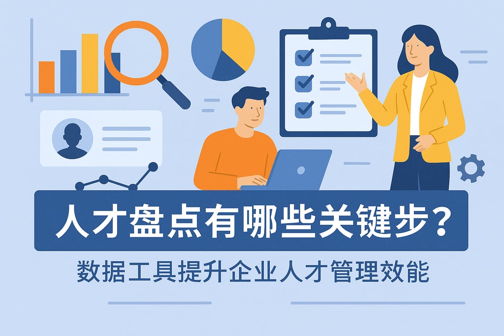 人才盘点有哪些关键步骤？数据工具提升企业人才管理效能