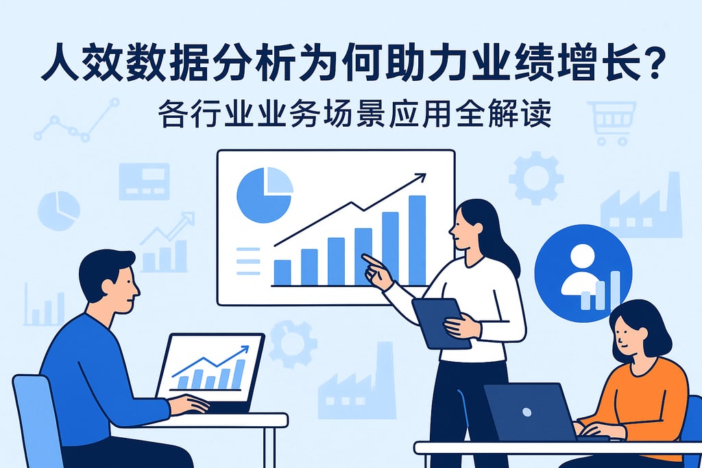 人效数据分析为何助力业绩增长？各行业业务场景应用全解读