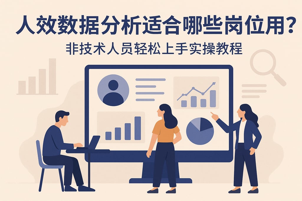 人效数据分析适合哪些岗位使用？非技术人员轻松上手实操教程