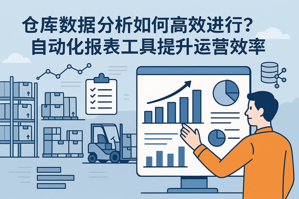 仓库数据分析如何高效进行？自动化报表工具提升运营效率