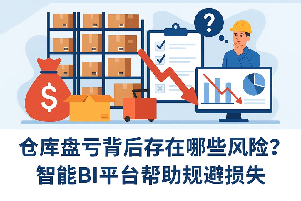 仓库盘亏背后存在哪些风险？智能BI平台帮助规避损失