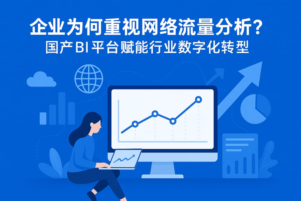 企业为何重视网络流量分析？国产BI平台赋能行业数字化转型