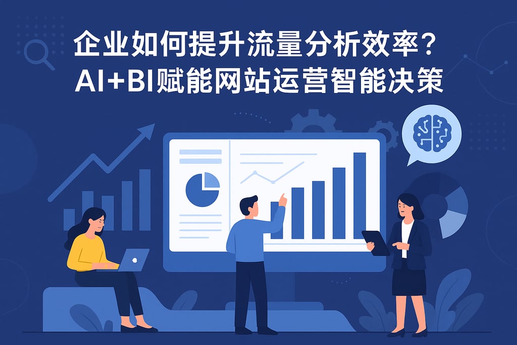 企业如何提升流量分析效率？AI+BI赋能网站运营智能决策