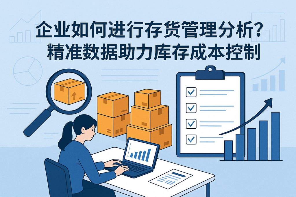 企业如何进行存货管理分析？精准数据助力库存成本控制