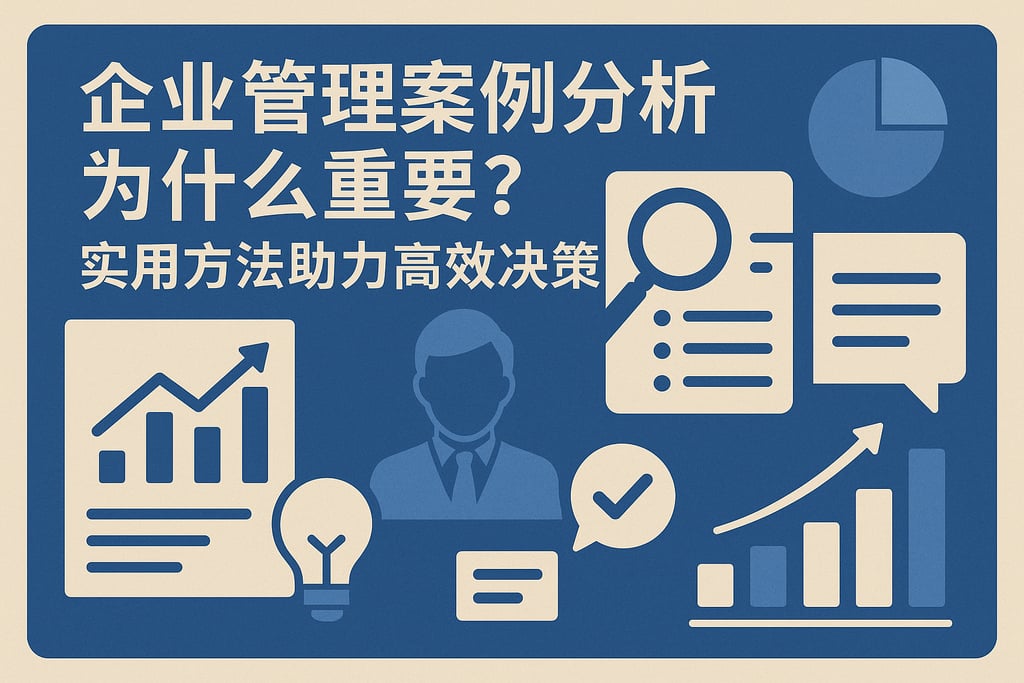 企业管理案例分析为什么重要？实用方法助力高效决策