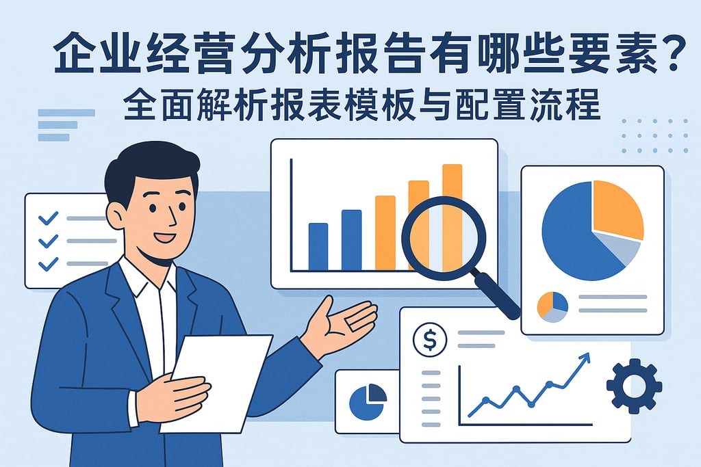 企业经营分析报告有哪些要素？全面解析报表模板与配置流程