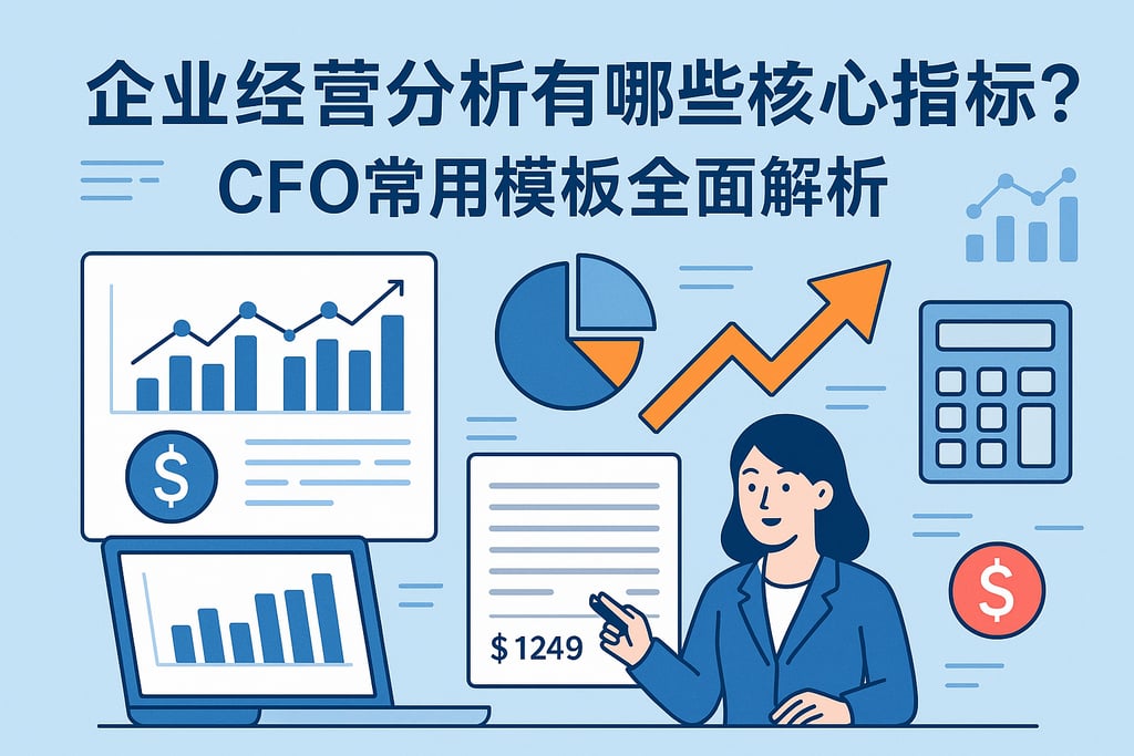 企业经营分析有哪些核心指标？CFO常用模板全面解析