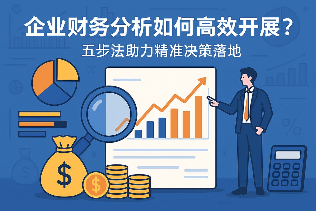 企业财务分析如何高效开展？五步法助力精准决策落地