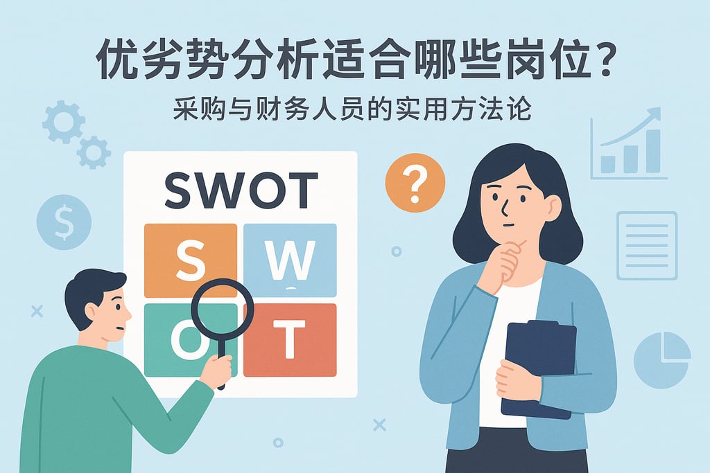 优劣势分析适合哪些岗位？采购与财务人员的实用方法论