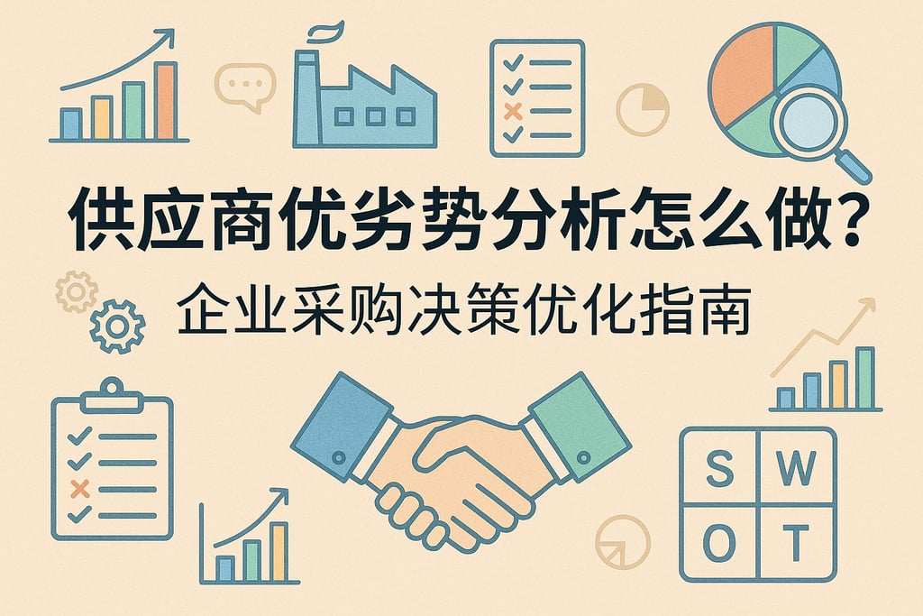 供应商优劣势分析怎么做？企业采购决策优化指南