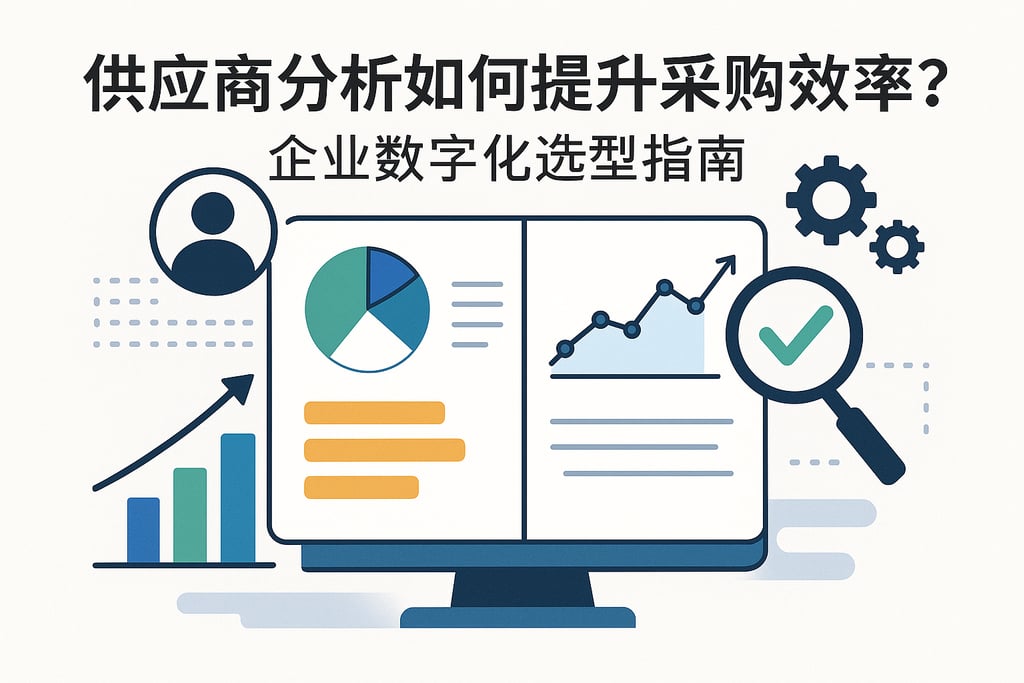 供应商分析如何提升采购效率？企业数字化选型指南