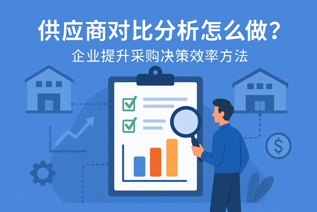 供应商对比分析怎么做？企业提升采购决策效率方法