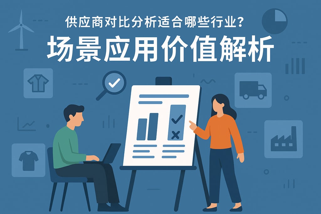 供应商对比分析适合哪些行业？多维场景应用价值解析