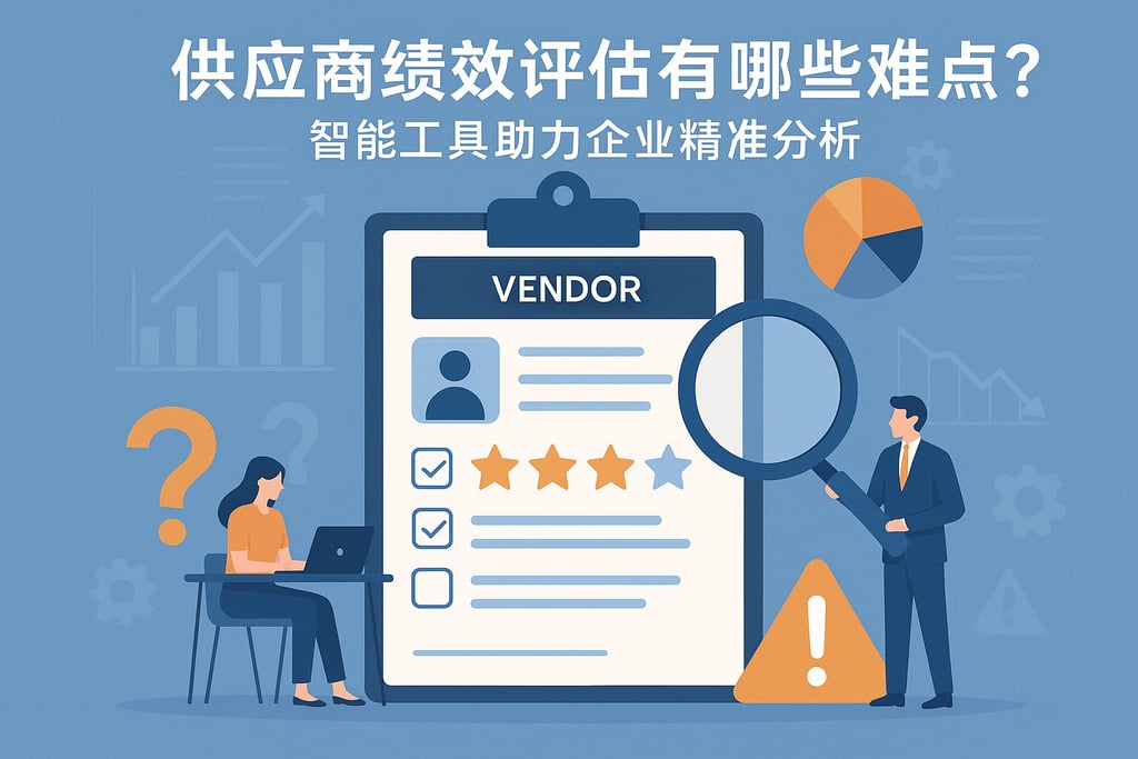 供应商绩效评估有哪些难点？智能工具助力企业精准分析