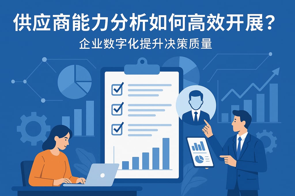 供应商能力分析如何高效开展？企业数字化提升决策质量