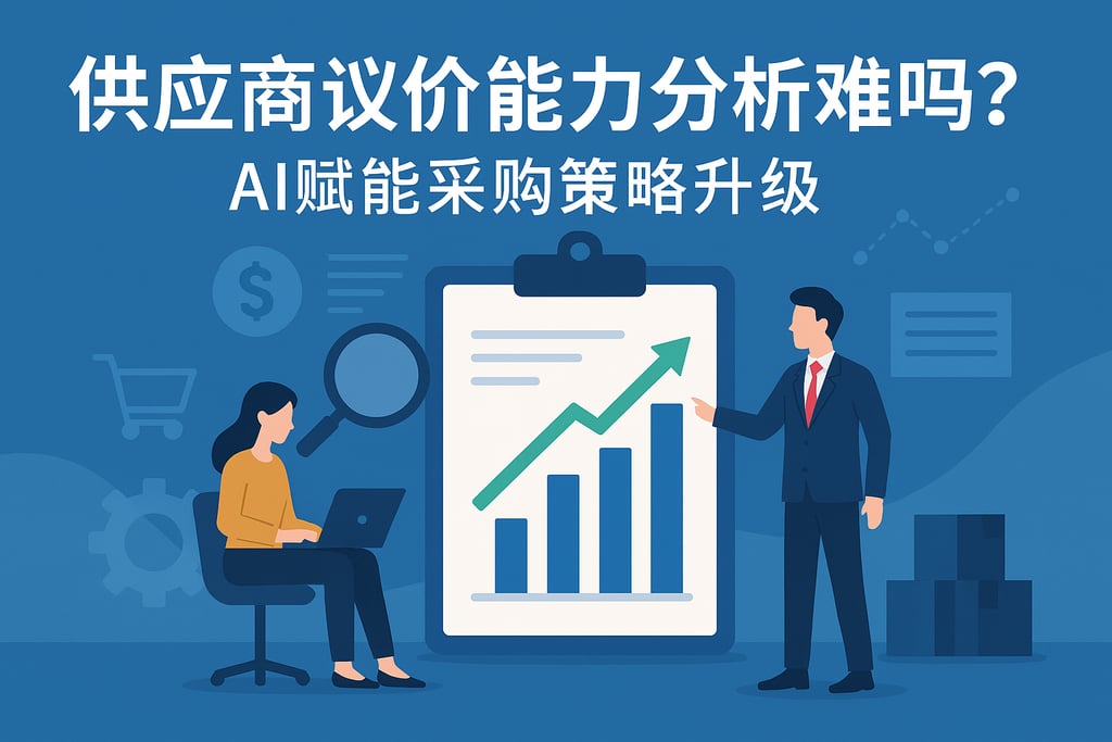 供应商议价能力分析难吗？AI赋能采购策略升级