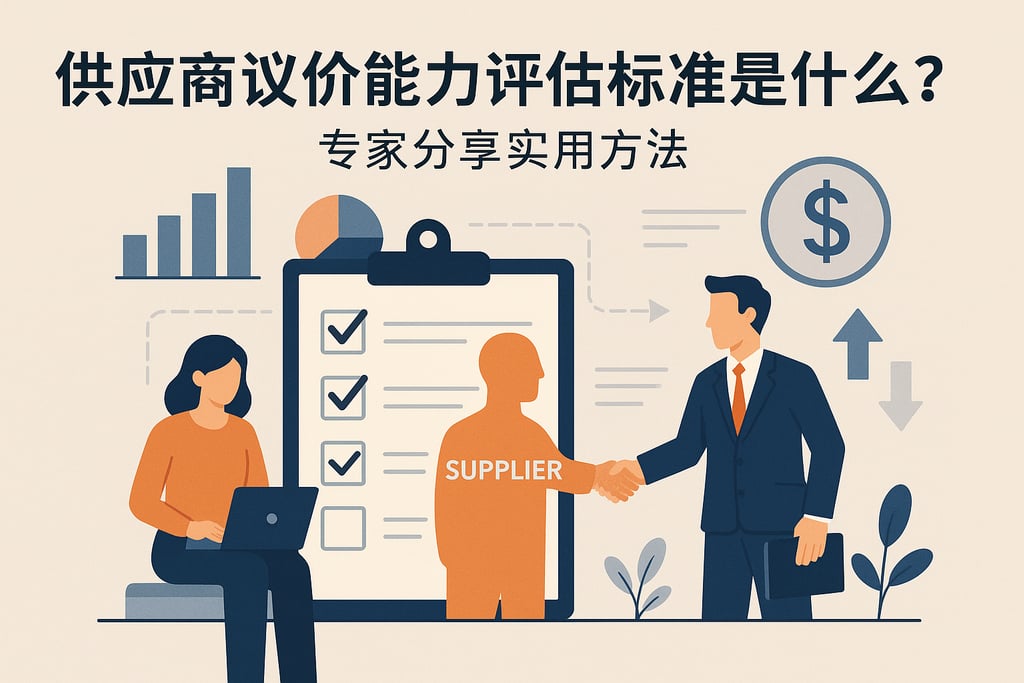供应商议价能力评估标准是什么？专家分享实用方法