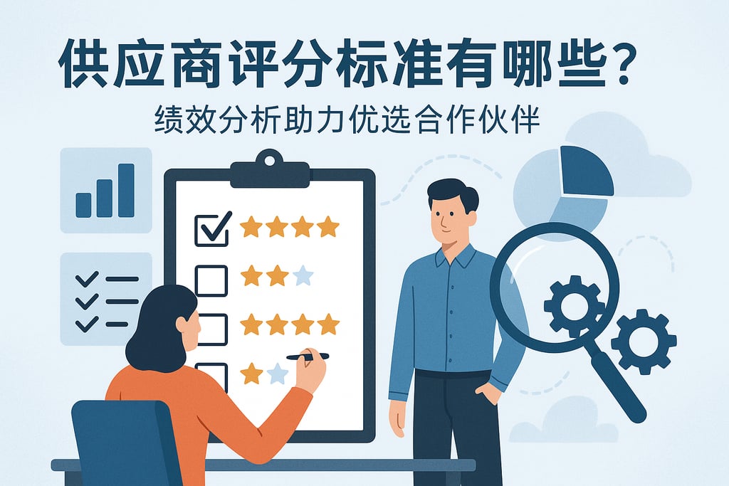 供应商评分标准有哪些？绩效分析助力优选合作伙伴