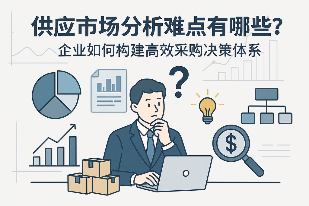 供应市场分析难点有哪些？企业如何构建高效采购决策体系