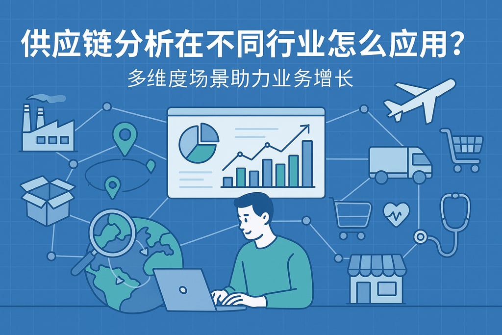 供应链分析在不同行业怎么应用？多维度场景助力业务增长