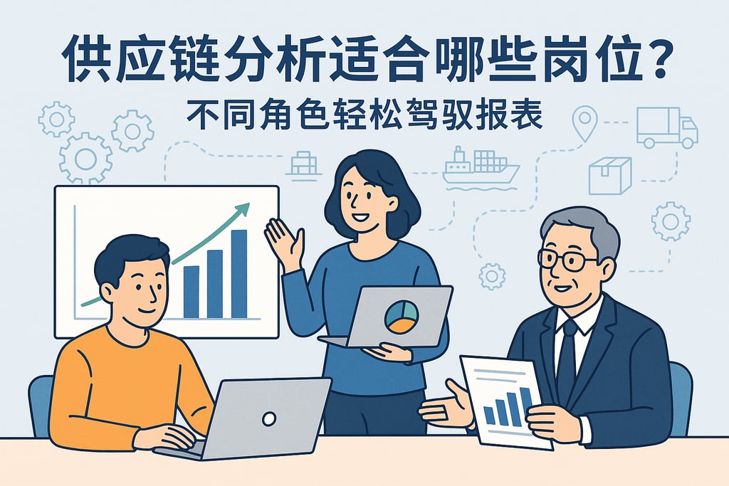 供应链分析适合哪些岗位？不同角色轻松驾驭报表