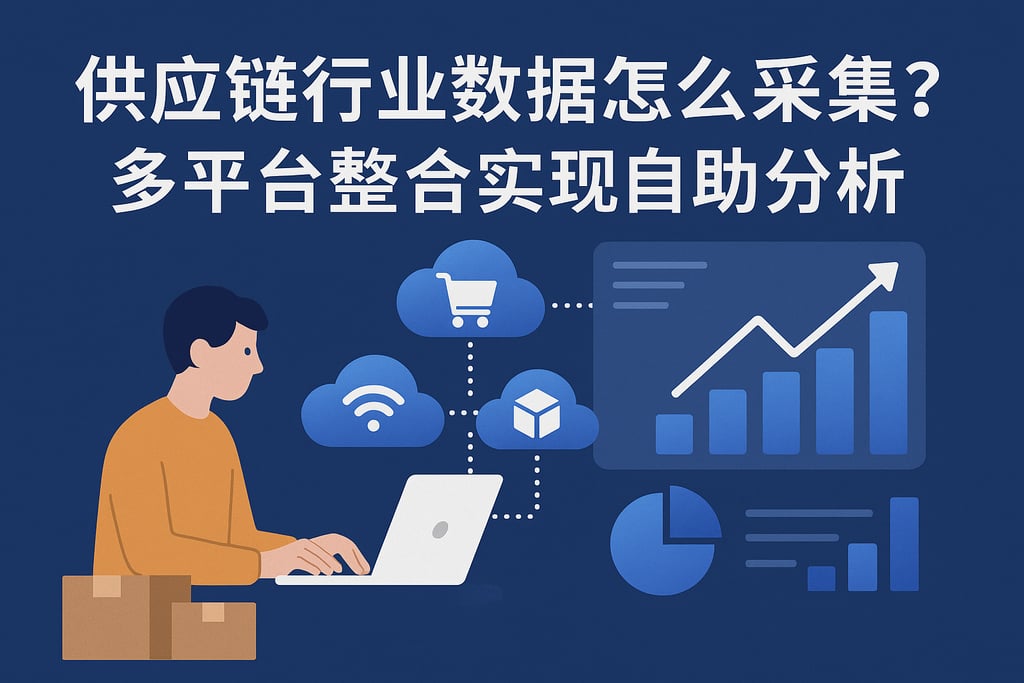 供应链行业数据怎么采集？多平台整合实现自助分析