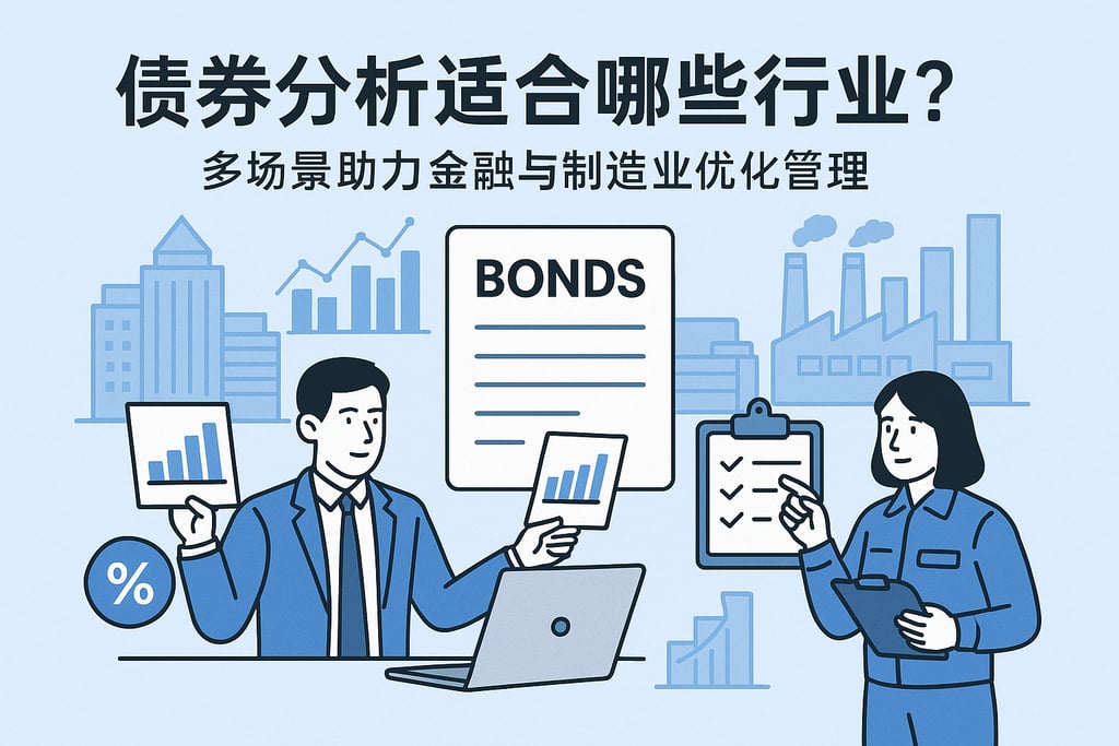 债券分析适合哪些行业？多场景助力金融与制造业优化管理