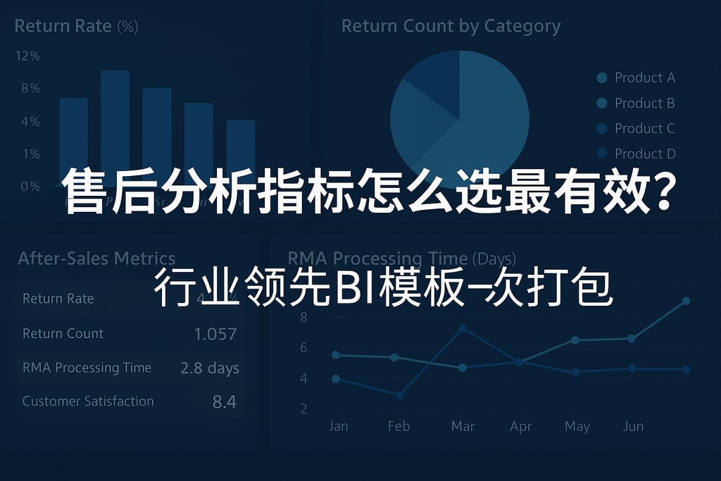 售后分析指标怎么选最有效？行业领先BI模板一次打包
