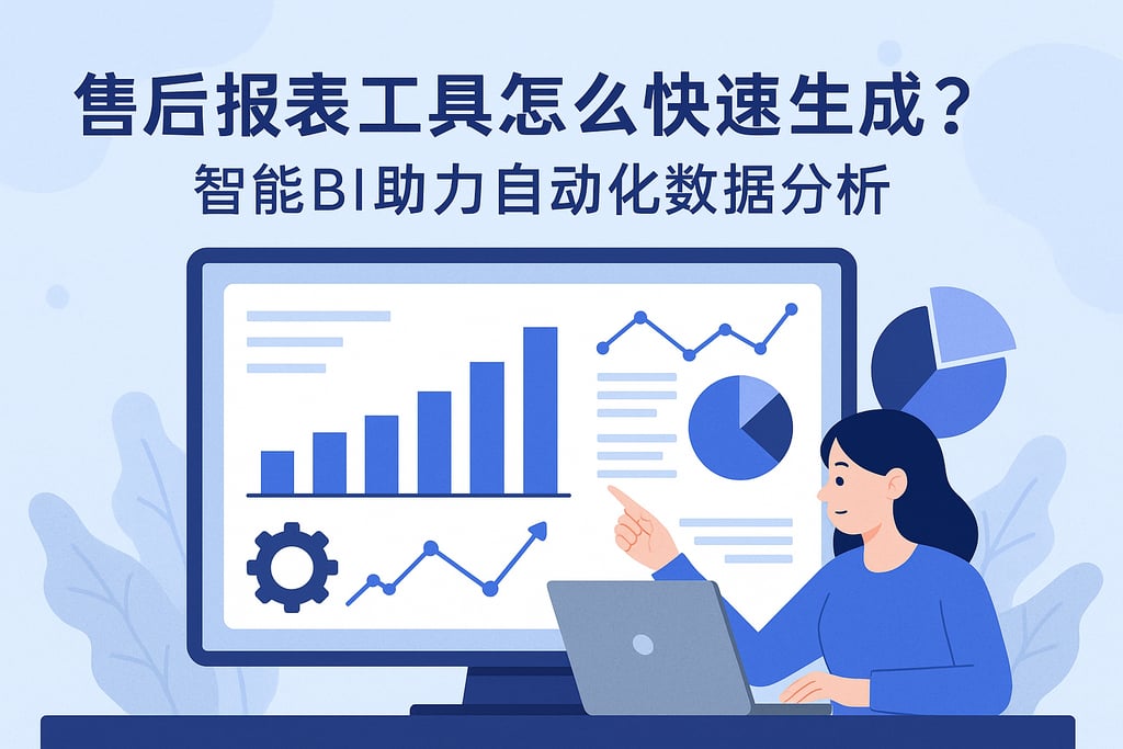 售后报表工具怎么快速生成？智能BI助力自动化数据分析