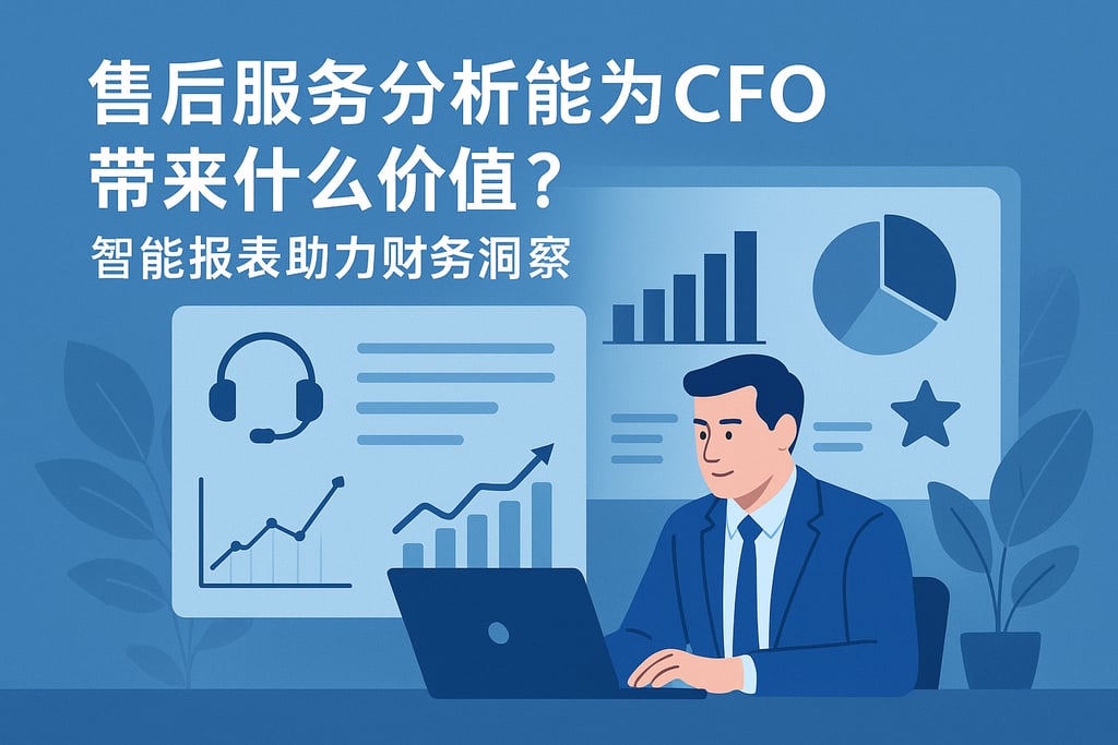 售后服务分析能为CFO带来什么价值？智能报表助力财务洞察