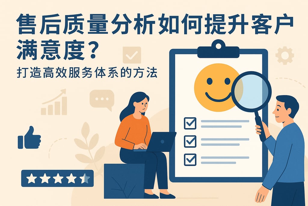 售后质量分析如何提升客户满意度？打造高效服务体系的方法