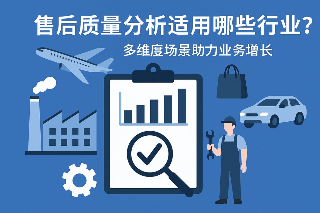 售后质量分析适用于哪些行业？多维度场景助力业务增长