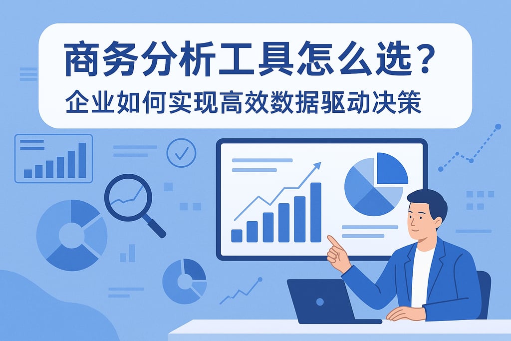 商务分析工具怎么选？企业如何实现高效数据驱动决策