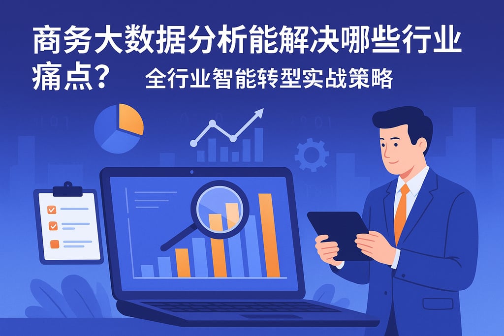 商务大数据分析能解决哪些行业痛点？全行业智能转型实战策略