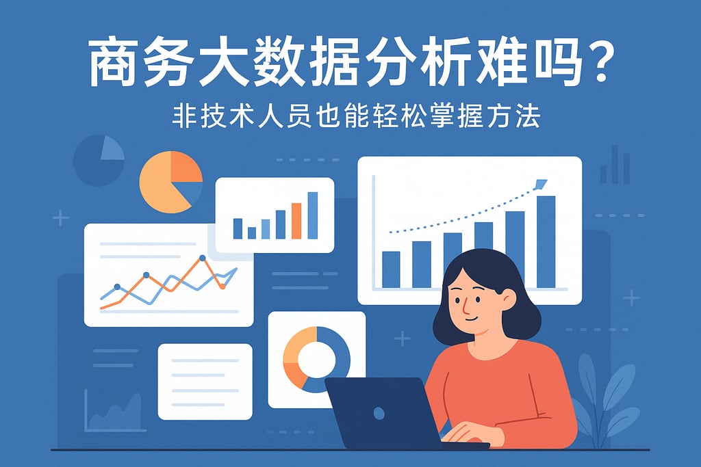 商务大数据分析难吗？非技术人员也能轻松掌握方法