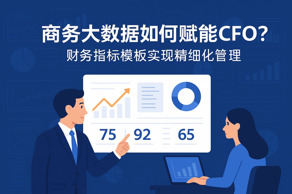 商务大数据如何赋能CFO？财务指标模板实现精细化管理