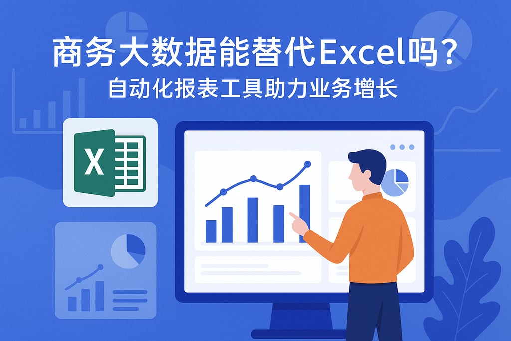 商务大数据能替代Excel吗？自动化报表工具助力业务增长