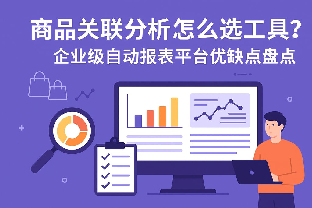 商品关联分析怎么选工具？企业级自动报表平台优缺点盘点