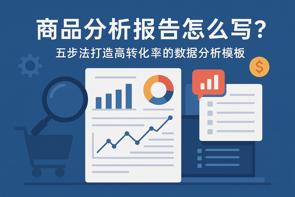 商品分析报告怎么写？五步法打造高转化率的数据分析模板