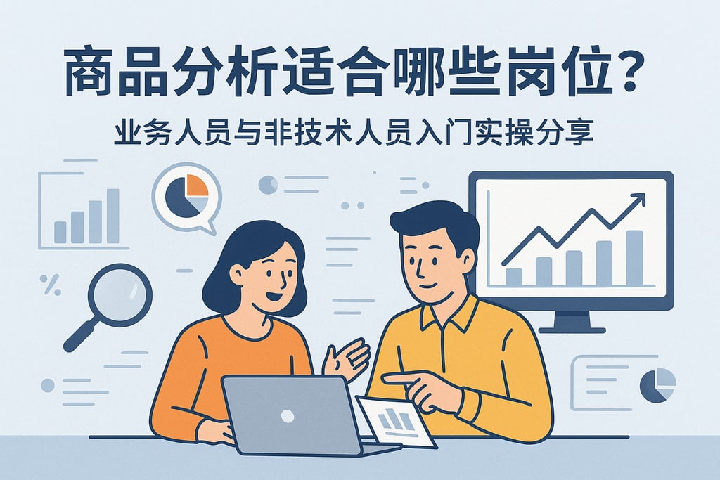 商品分析适合哪些岗位？业务人员与非技术人员入门实操分享