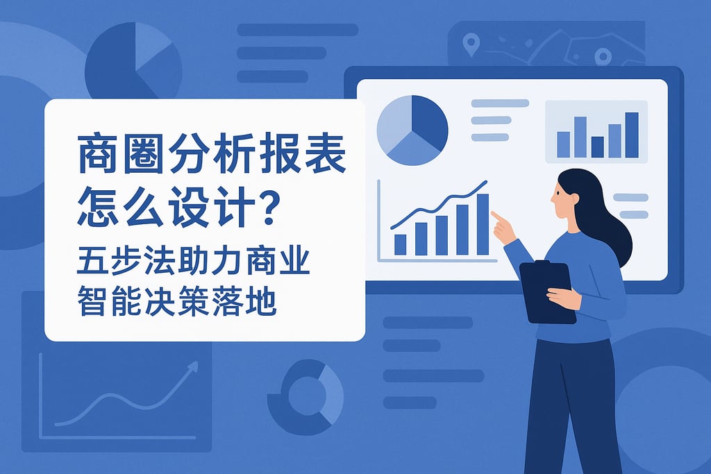 商圈分析报表怎么设计？五步法助力商业智能决策落地