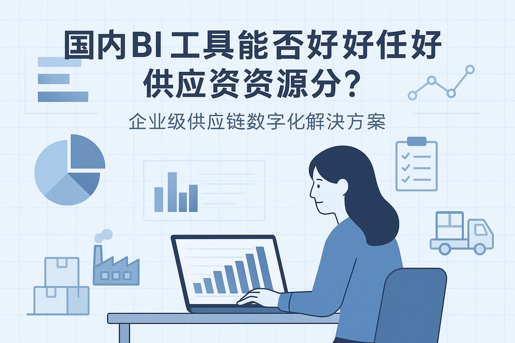 国产BI工具能否做好供应商资源分析？企业级供应链数字化解决方案