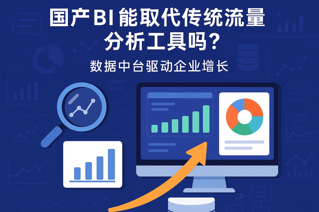 国产BI能取代传统流量分析工具吗？数据中台驱动企业增长